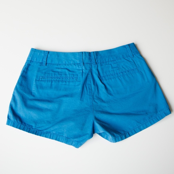 J Crew Chino Broken-In Blue Shorts Size 4 - Picture 6 of 11